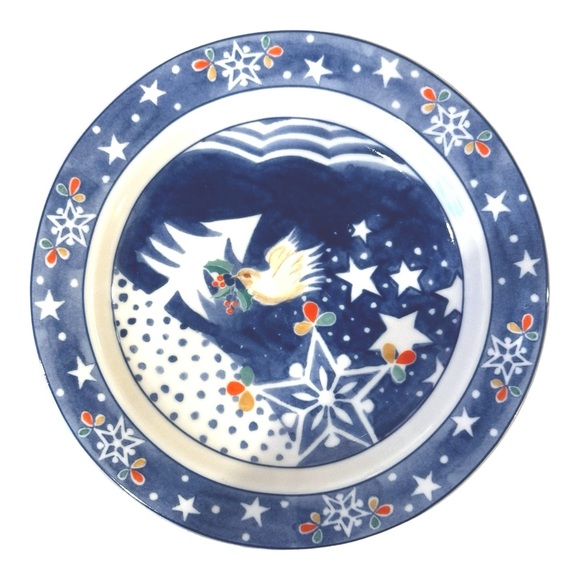 Noritake Epoch Mr. Snowman Collection Set of 4  Snowman salad plates - Picture 10 of 14